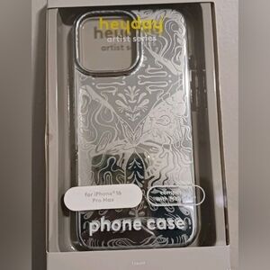 Heyday Artist Series Mirror Finish iPhone 16 Pro Max Case, New Open Box